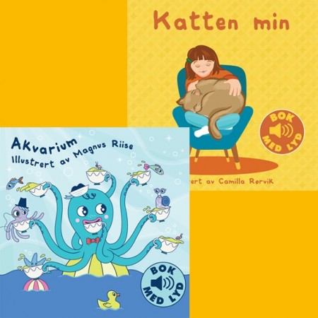 Pakke: Katten min og Akvarium