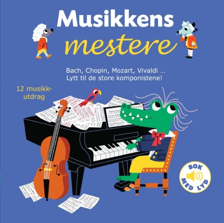 Musikkens mestere - Bok med lyd