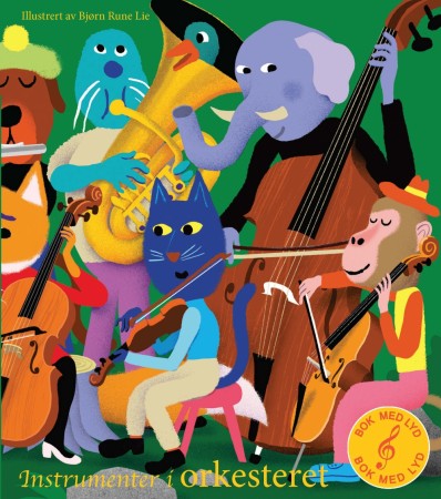 Instrumenter i orkesteret - Bok med lyd