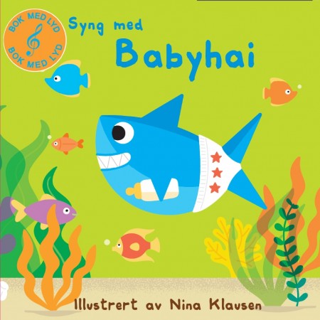 Babyhai- Bok med lyd