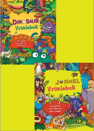 Pakke: Dinosaur og Jungel vrimlebøker