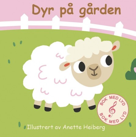 Dyr på gården - Bok med lyd