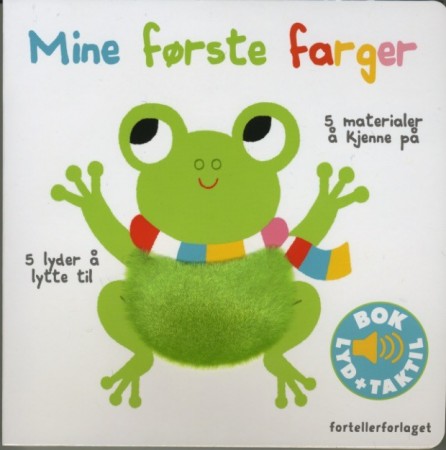 Mine første farger - Taktil bok med lyd